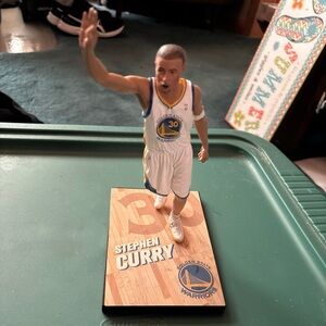 Stephen Curry McFarlane Figure. Loose, White Jersey